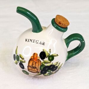 Charming Vintage Ceramic Vinegar Cruet